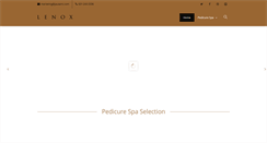 Desktop Screenshot of lenoxpedicurechair.com